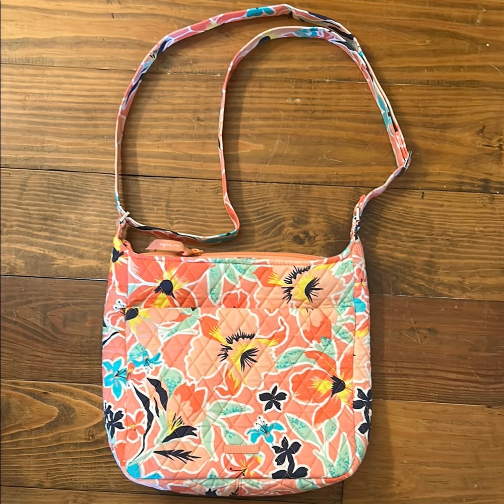 Vera Bradley Floral Quilted Cross-body Shoulder Bag